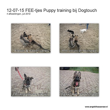Puppy training met Fabriël en Fanuël